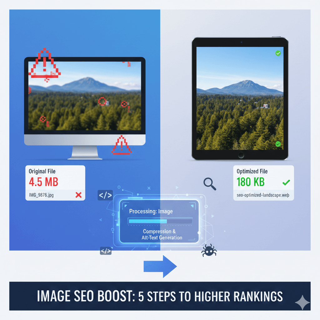 블로그 SEO 완성하는 이미지 최적화 5단계